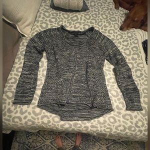 Calvin Klein Jeans Black and White Sweater - Size: Medium